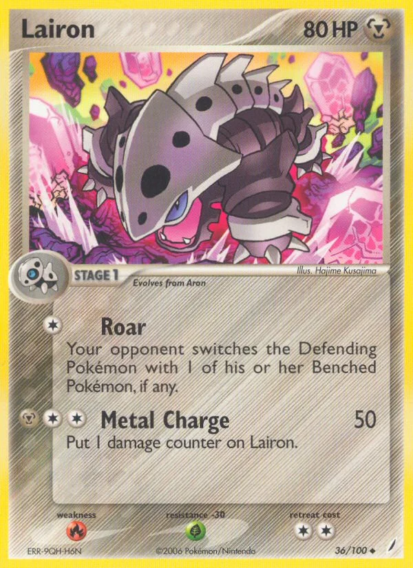 Lairon Pokemon card