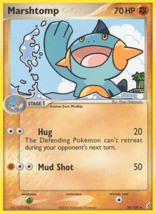 Marshtomp Pokemon card