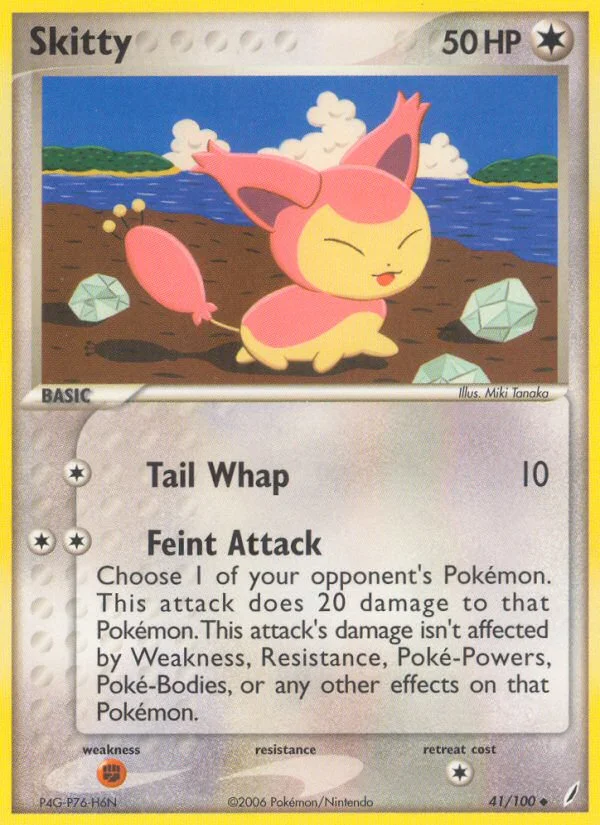 Skitty Pokemon card