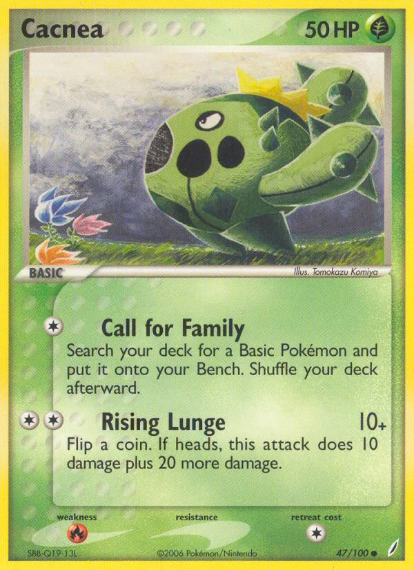 Cacnea Pokemon card