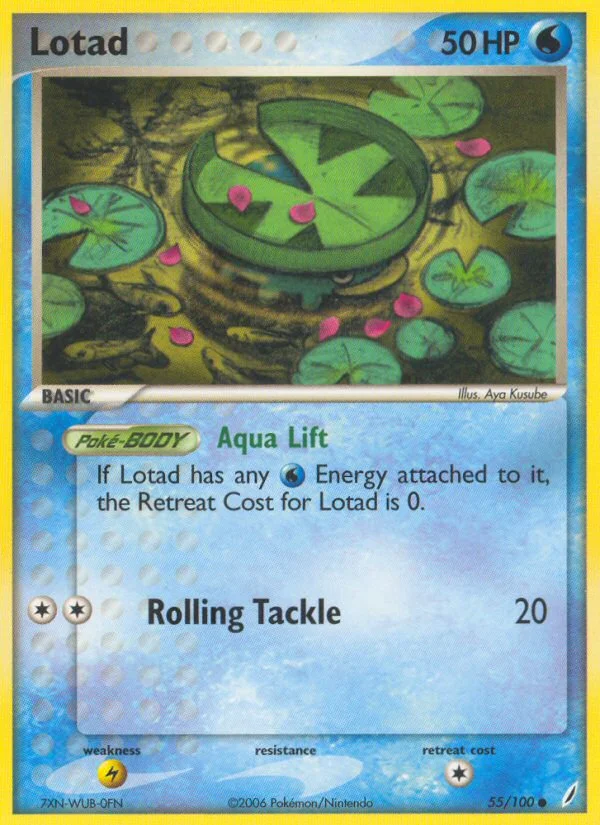Lotad Pokemon card
