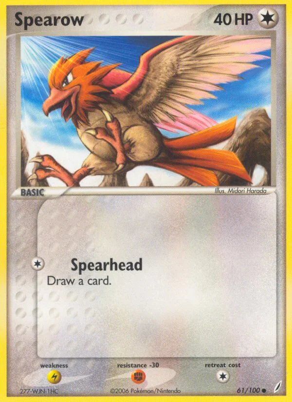 Spearow Pokemon card