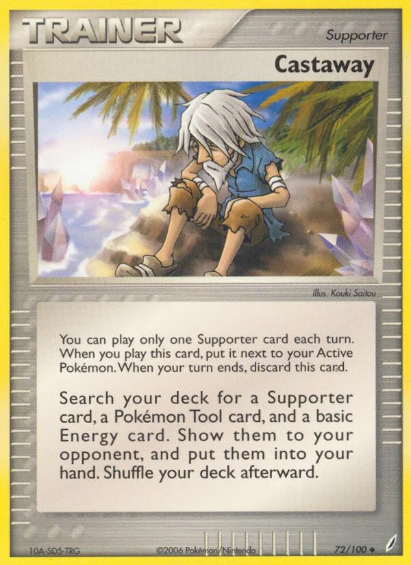 Castaway Pokemon card