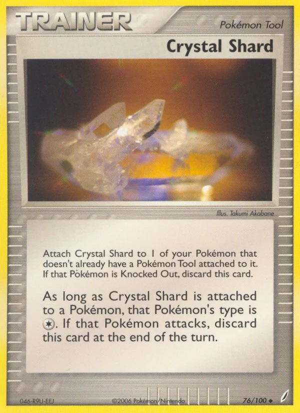 Crystal Shard Pokemon card