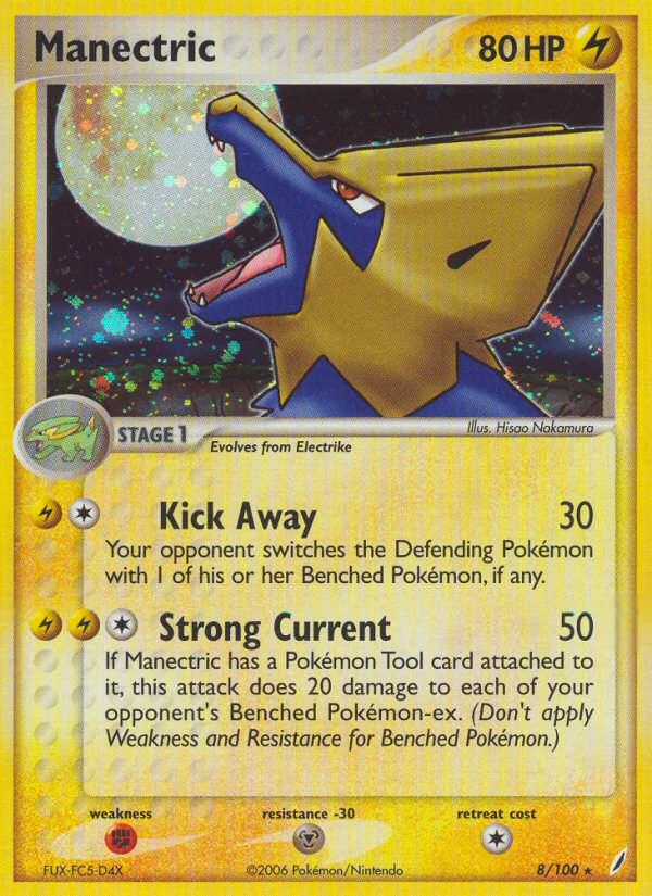 Manectric Pokemon card