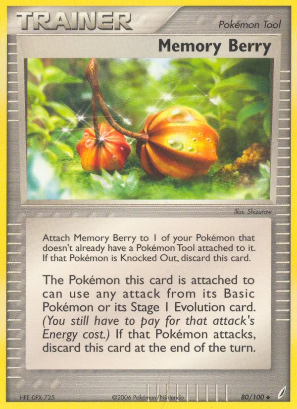 Memory Berry Pokemon card