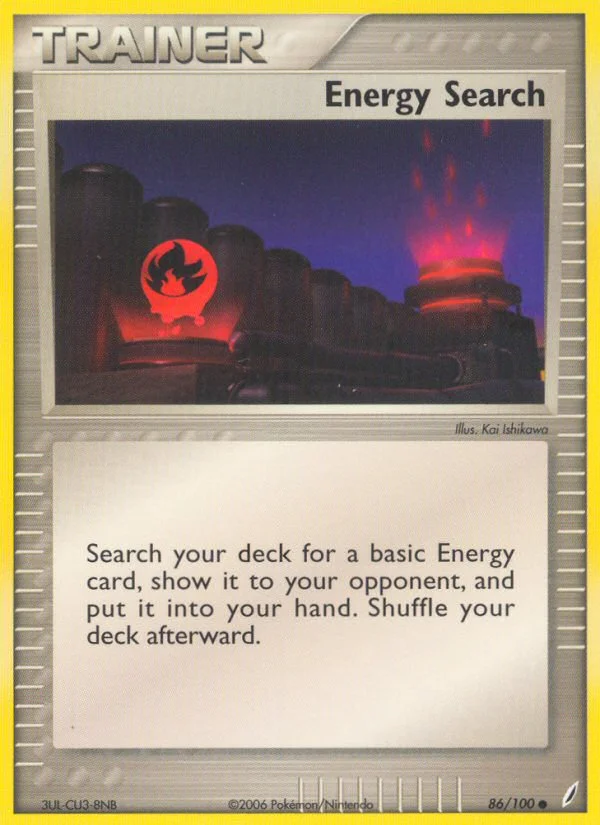 Energy Search Pokemon card