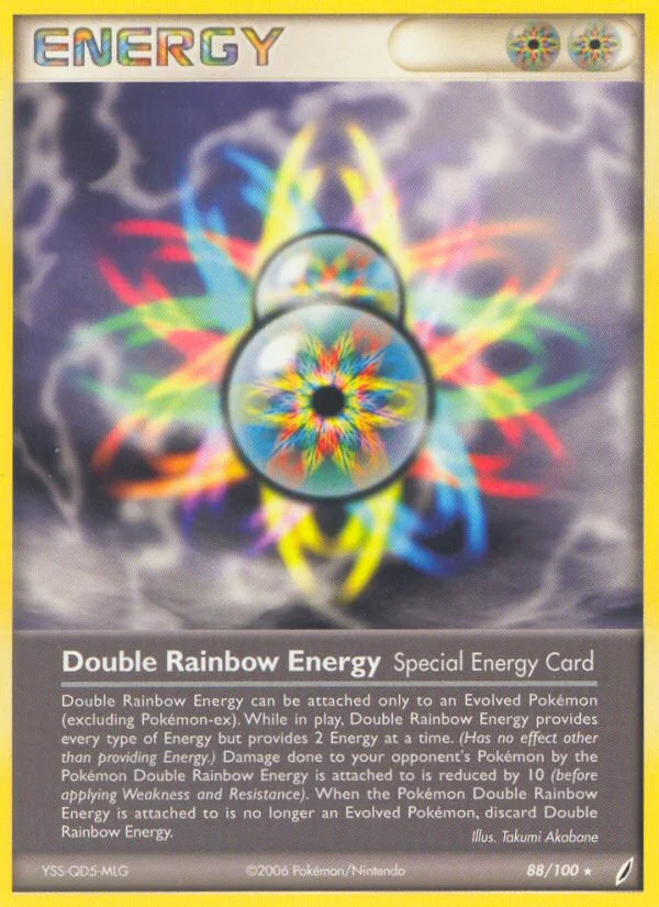 Double Rainbow Energy Pokemon card