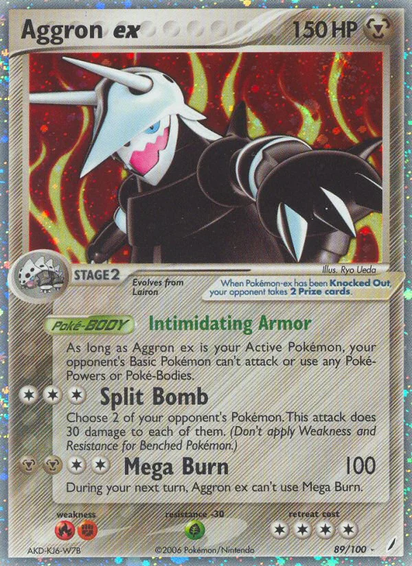 Aggron ex Pokemon card