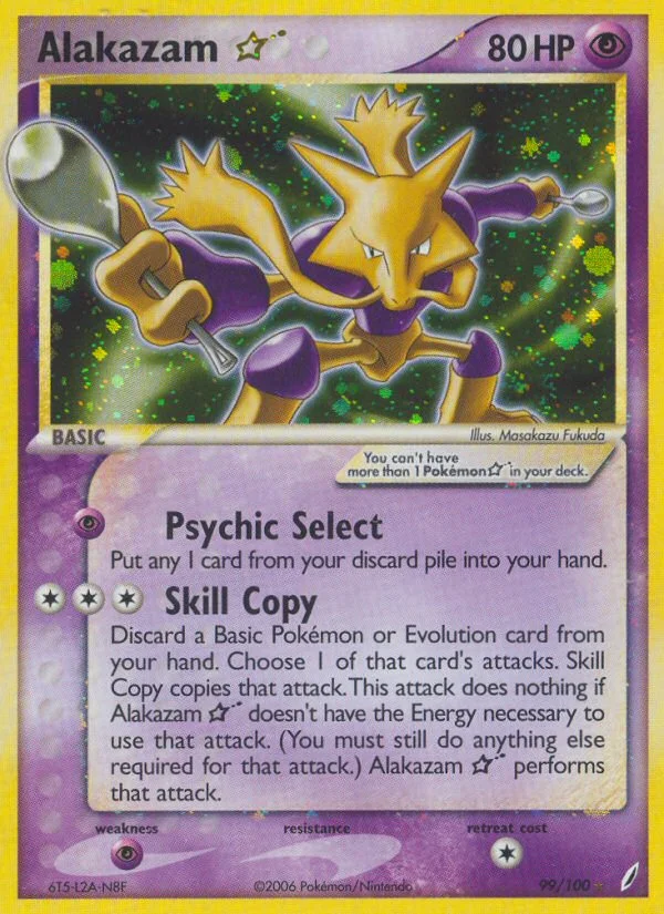 Alakazam ★ Pokemon card
