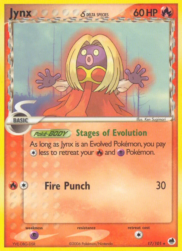 Jynx δ Pokemon card
