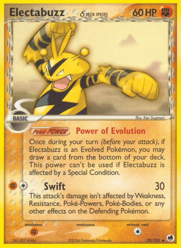 Electabuzz δ Pokemon card
