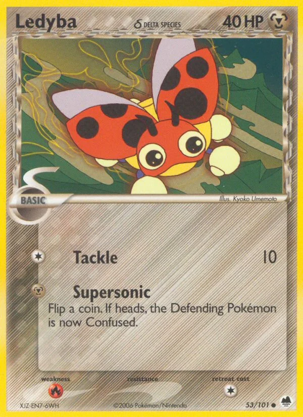 Ledyba δ Pokemon card