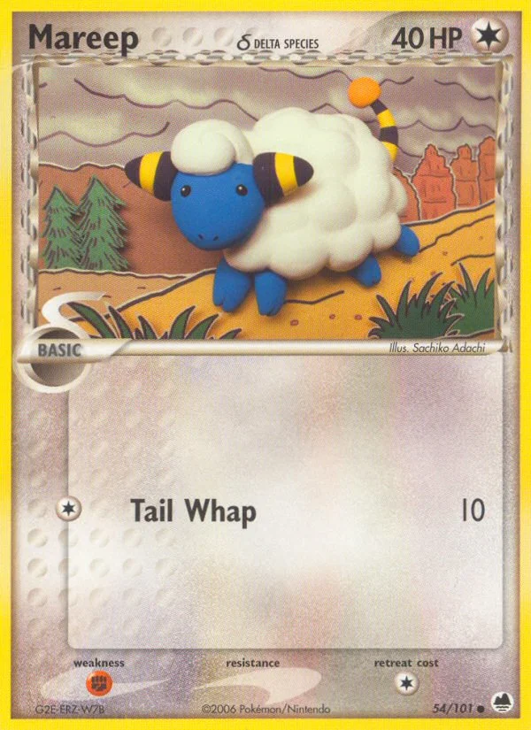 Mareep δ Pokemon card