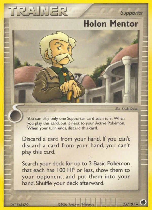 Holon Mentor Pokemon card