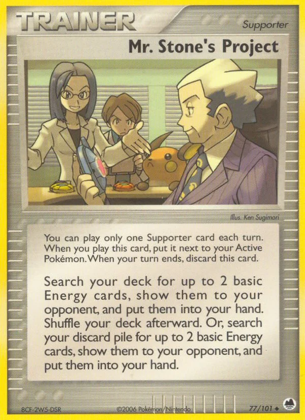 Mr. Stone's Project Pokemon card