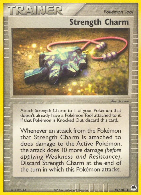 Strength Charm Pokemon card