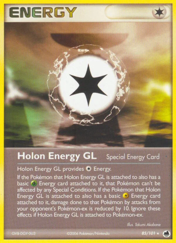 Holon Energy GL Pokemon card