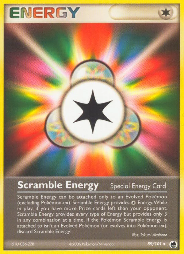 Scramble Energy Pokemon card