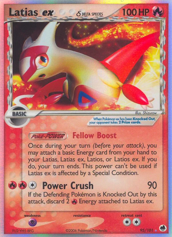 Latias ex δ Pokemon card