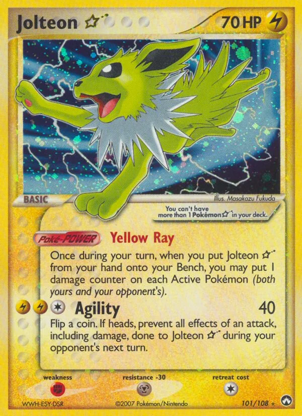 Jolteon ★ Pokemon card