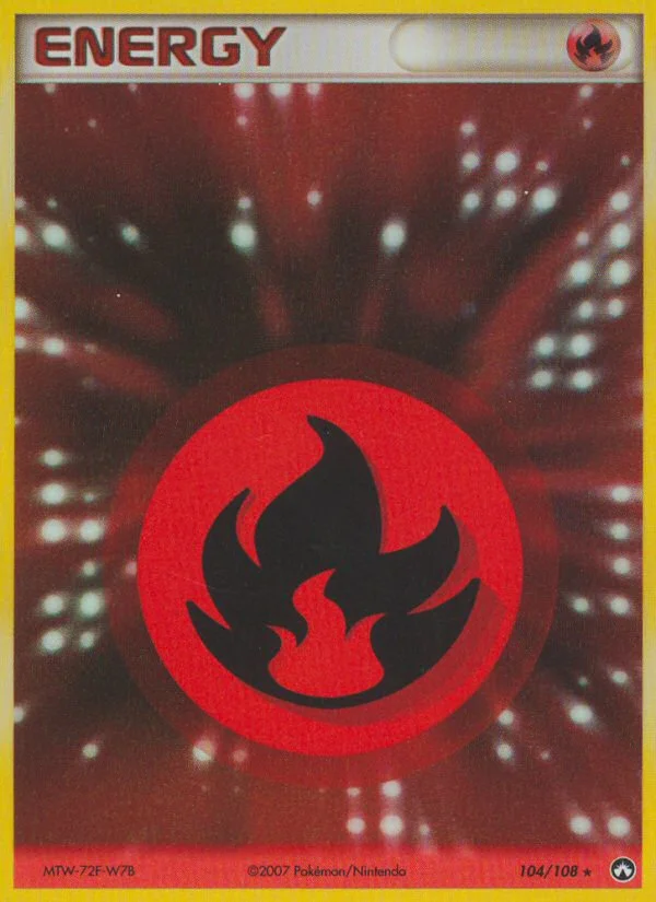 Fire Energy Pokemon card