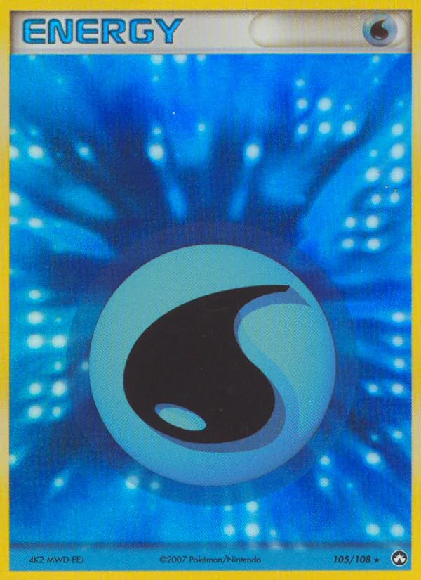 Water Energy Pokemon card