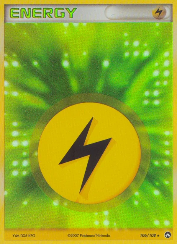 Lightning Energy Pokemon card