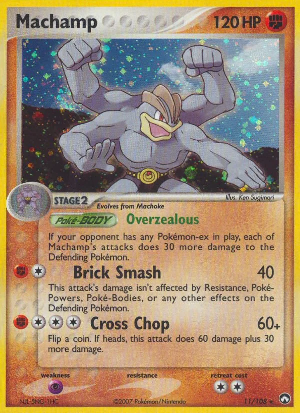 Machamp Pokemon card