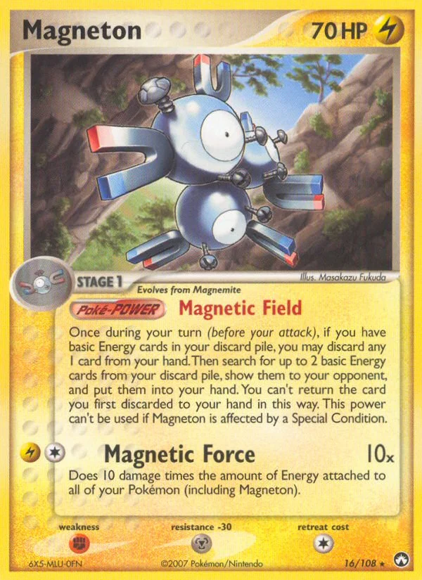 Magneton Pokemon card