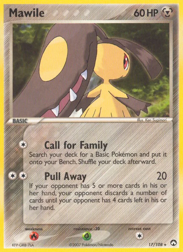 Mawile Pokemon card