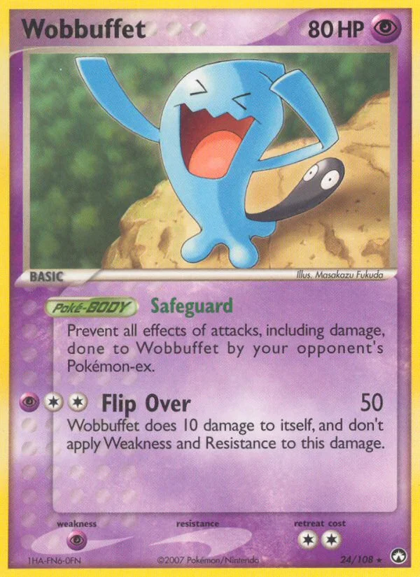 Wobbuffet Pokemon card