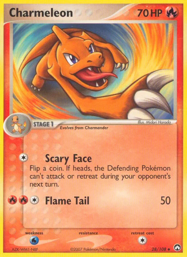 Charmeleon Pokemon card