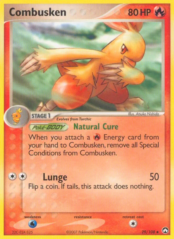 Combusken Pokemon card