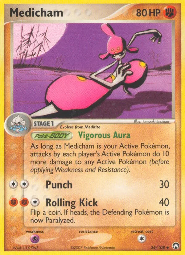Medicham Pokemon card
