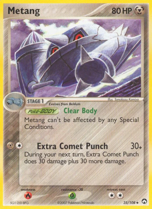 Metang Pokemon card