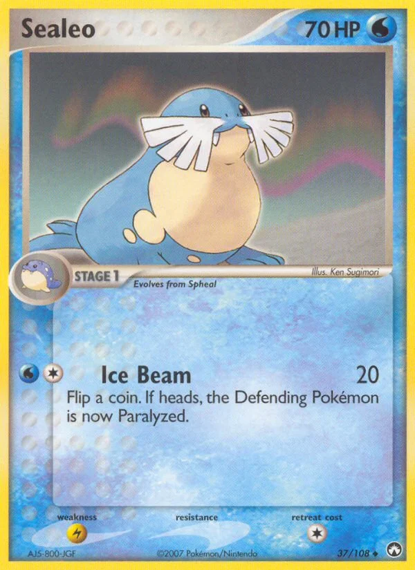 Sealeo Pokemon card