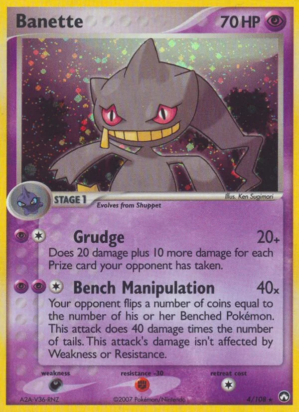 Banette Pokemon card