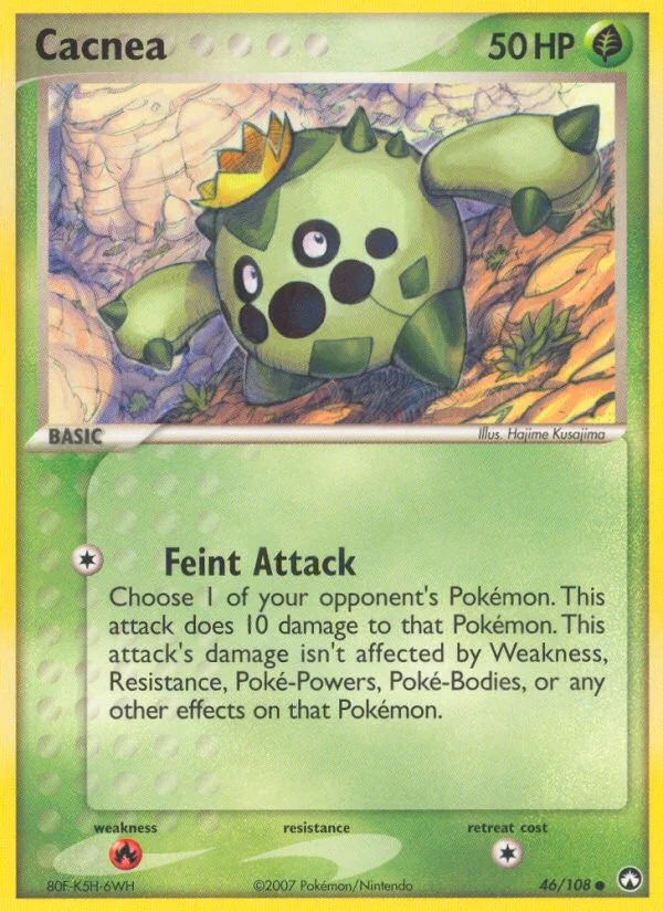 Cacnea Pokemon card