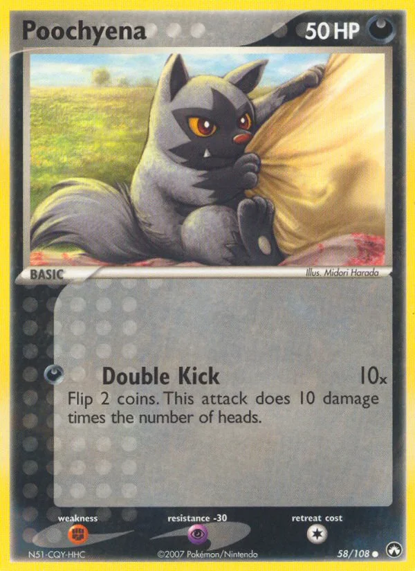 Poochyena Pokemon card