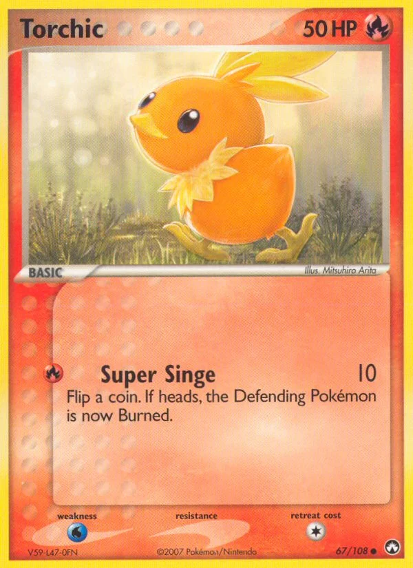 Torchic Pokemon card