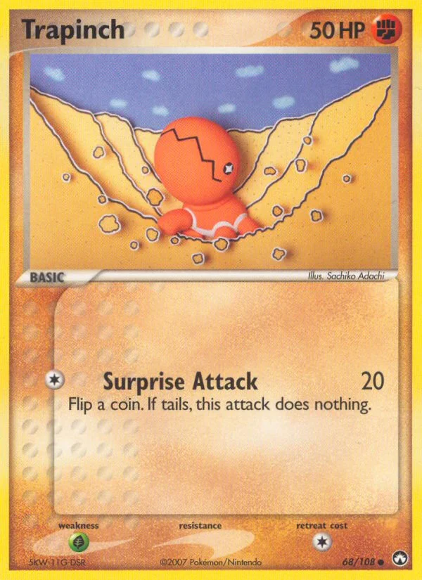 Trapinch Pokemon card