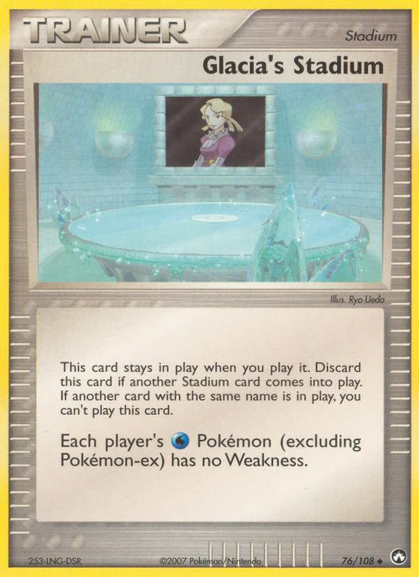 Glacia's Stadium Pokemon card