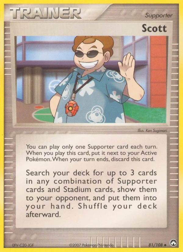 Scott Pokemon card