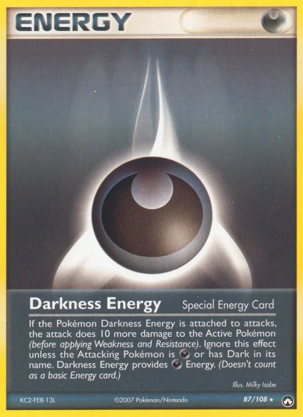 Darkness Energy Pokemon card