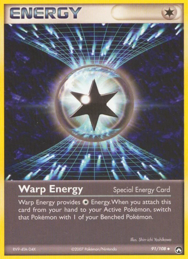Warp Energy Pokemon card