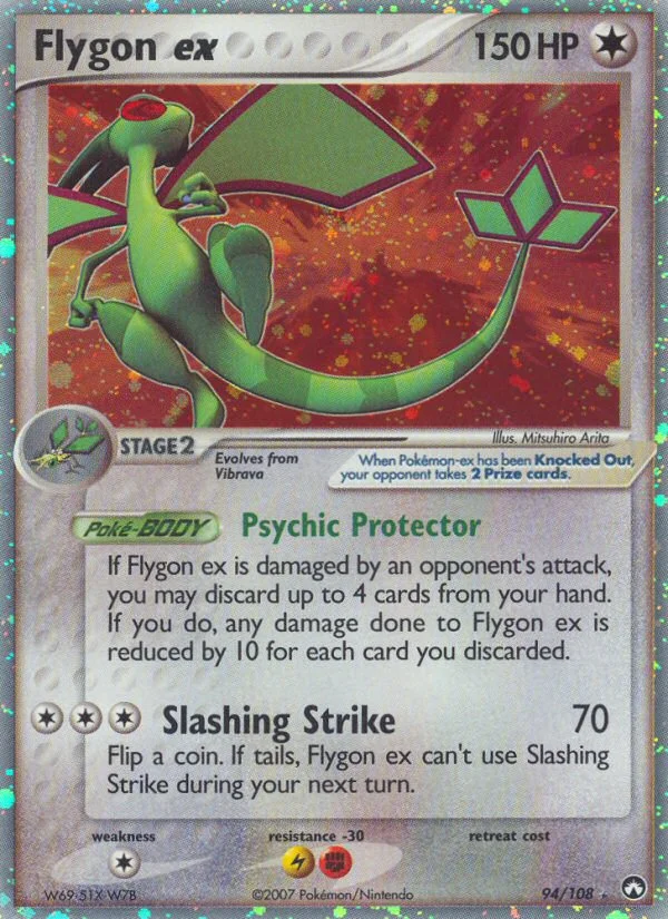 Flygon ex Pokemon card