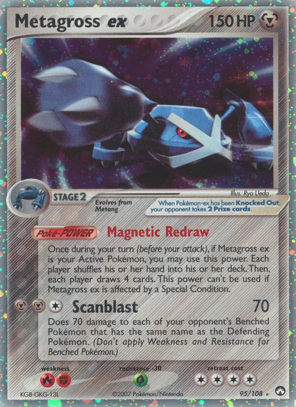 Metagross ex Pokemon card