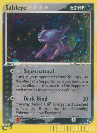 Sableye Pokemon card