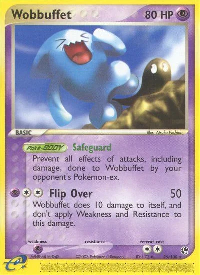 Wobbuffet Pokemon card